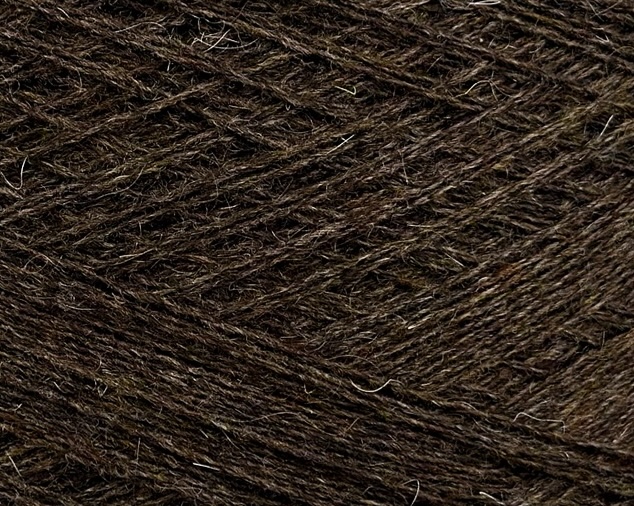 Loro Piana CashWM Nm 2/12 – Kaschmir & Kid Mohair Garn col. Schokoladenbraun Mélange